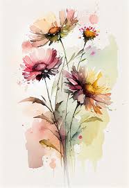 aquarel bloemen schilderen