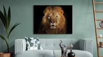 schilderij met glas