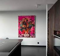schilderij in keuken