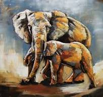 schilderij met dieren