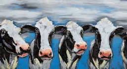 schilderij met koeien