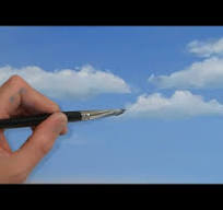 wolken schilderen