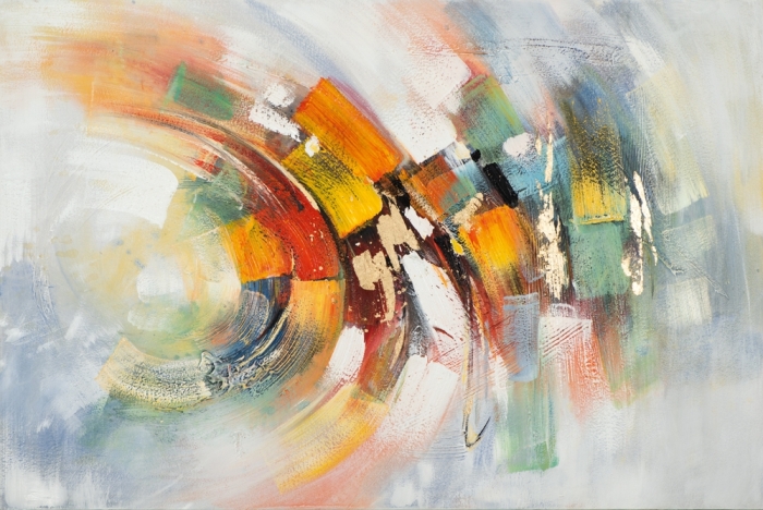 kleurige schilderijen