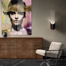 moderne kunst aan de muur