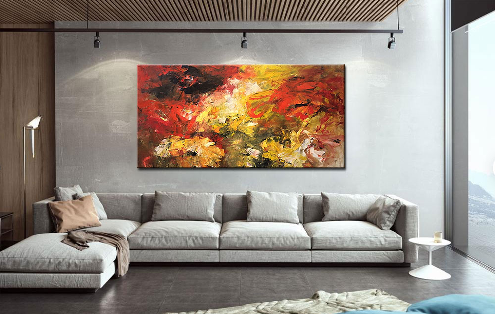 schilderij abstract groot