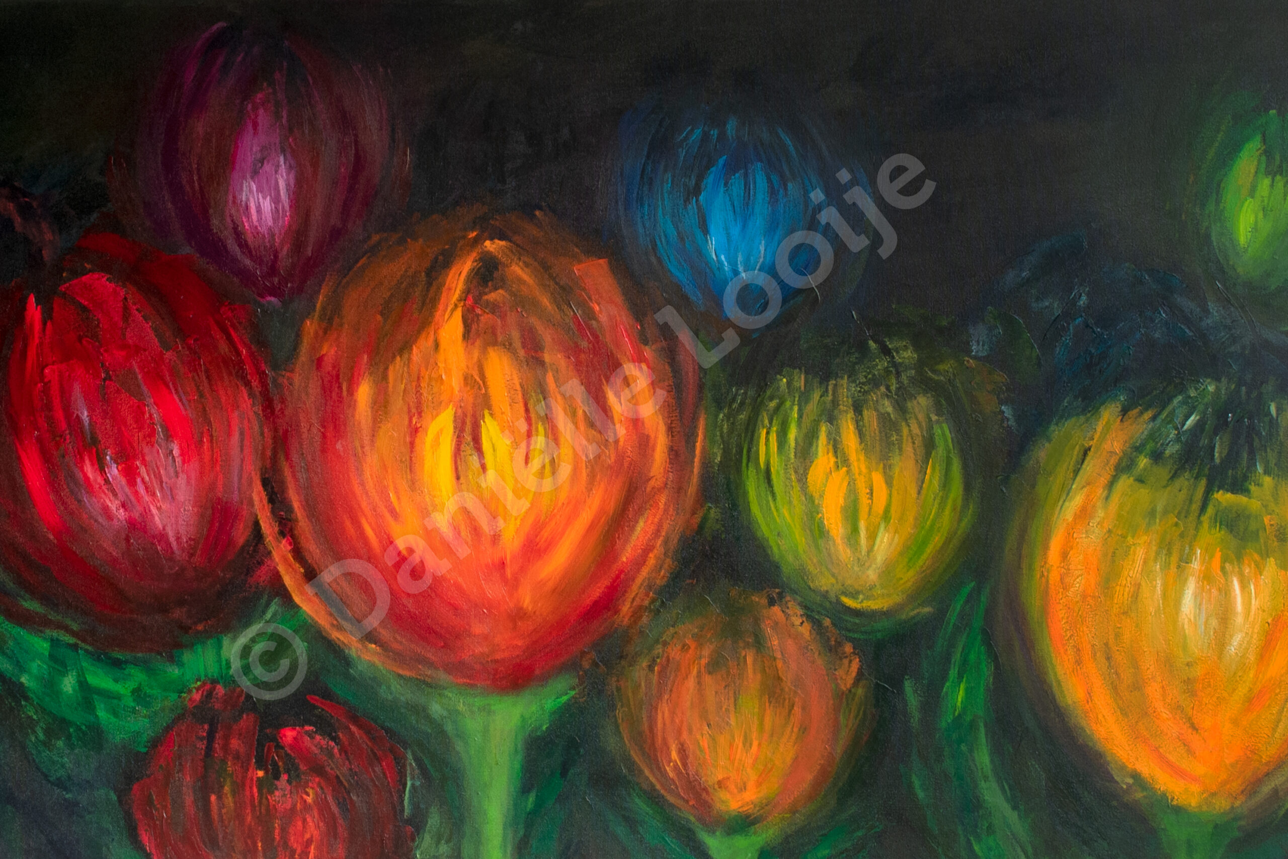 schilderij kleurrijk