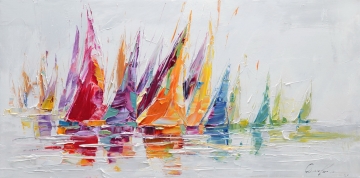 kleurrijke schilderijen