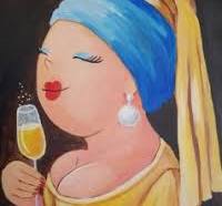 dikke dames schilderen