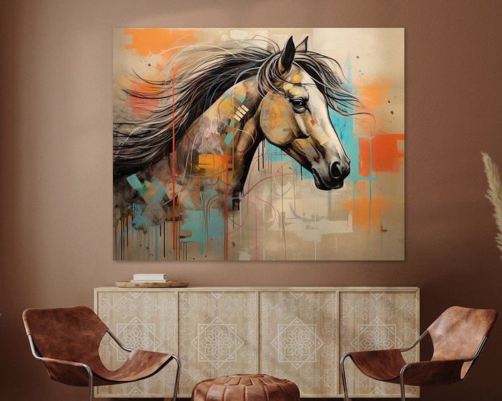 schilderij paard