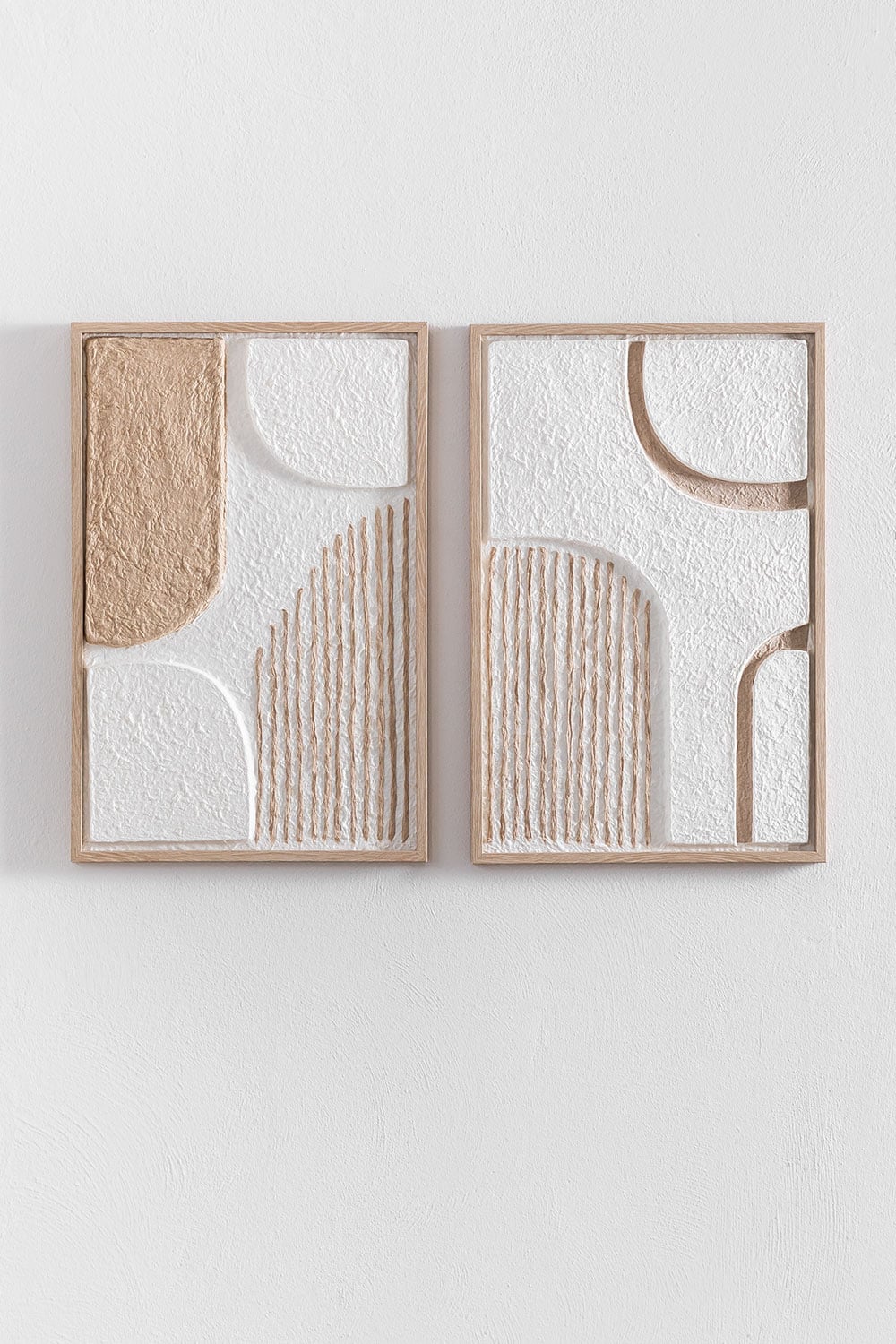 schilderij met relief