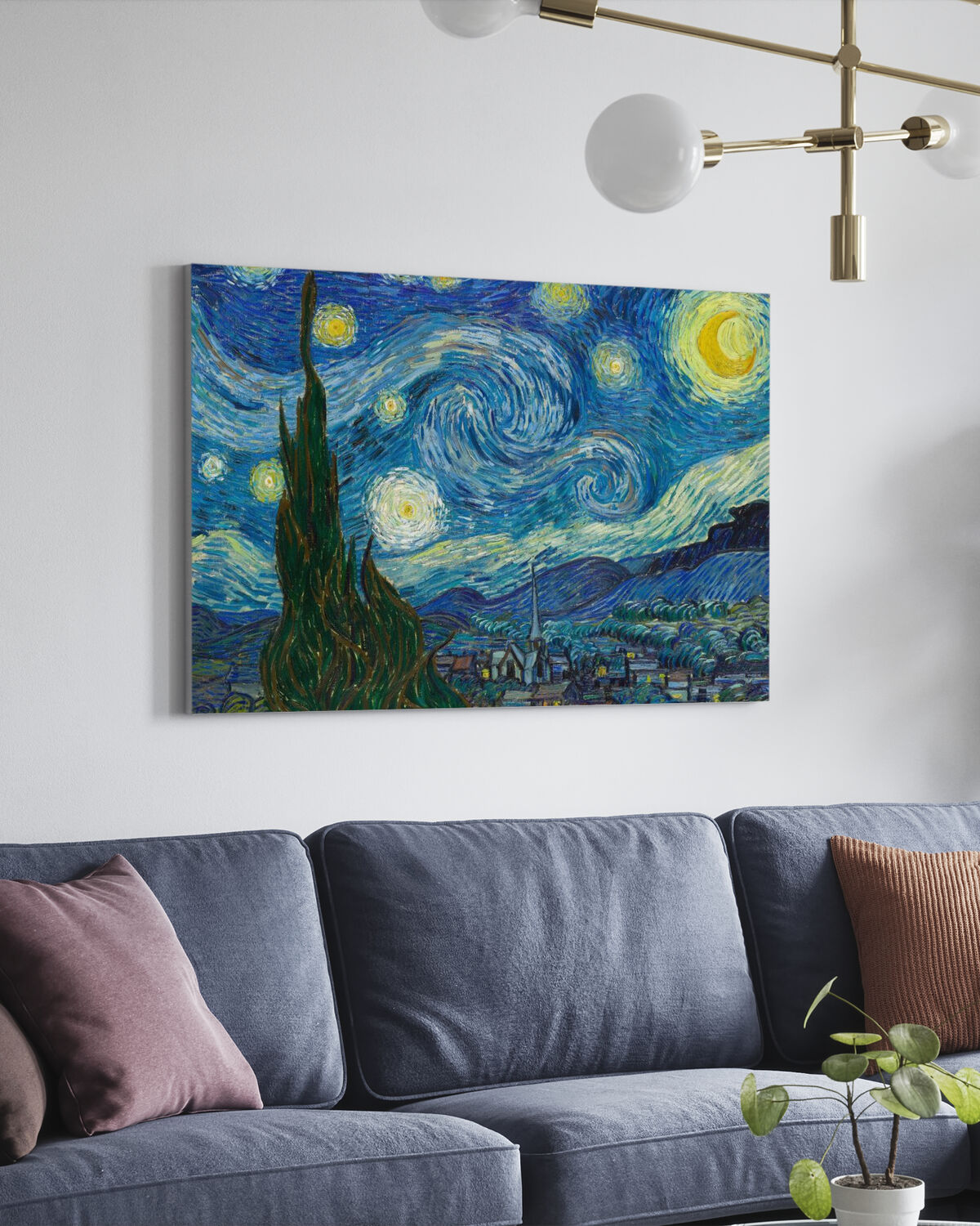 schilderij sterrennacht