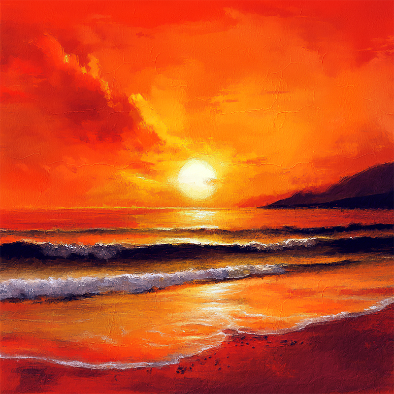 schilderij zee