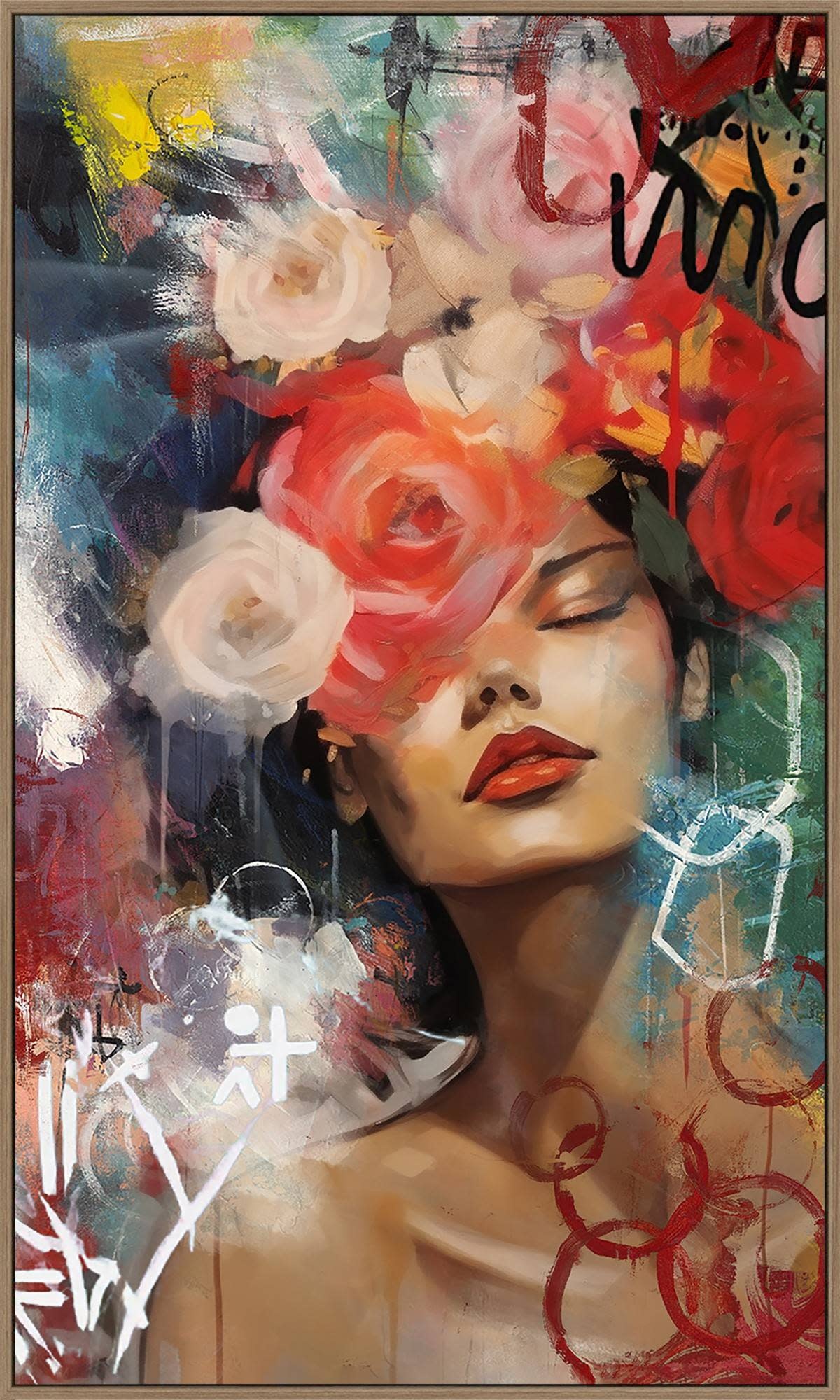 vrouw schilderij